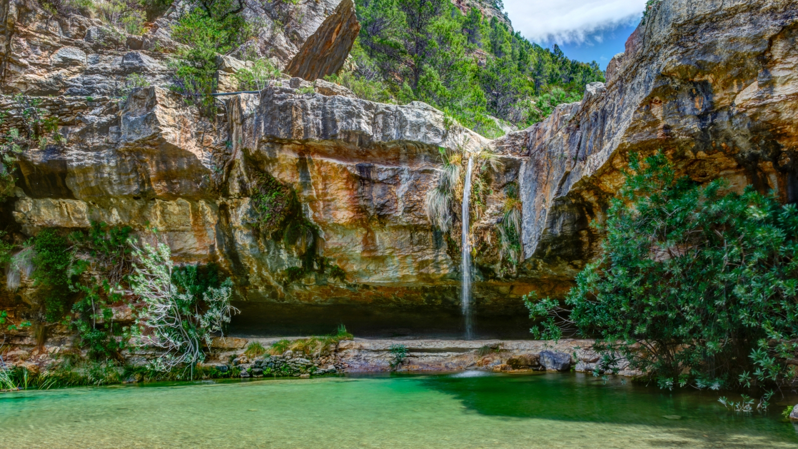shutterstock 192016427 - Los Charcos Waterfall near Ontinyent